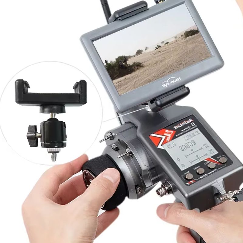 Phone Holder Airplane - ราดิโอลิงค์ FPV จอแสดงผล ที่วางโทรศัพท์มือถือ ขายึดโทรศัพท์มือถือ ขาตั้งแบบพับได้