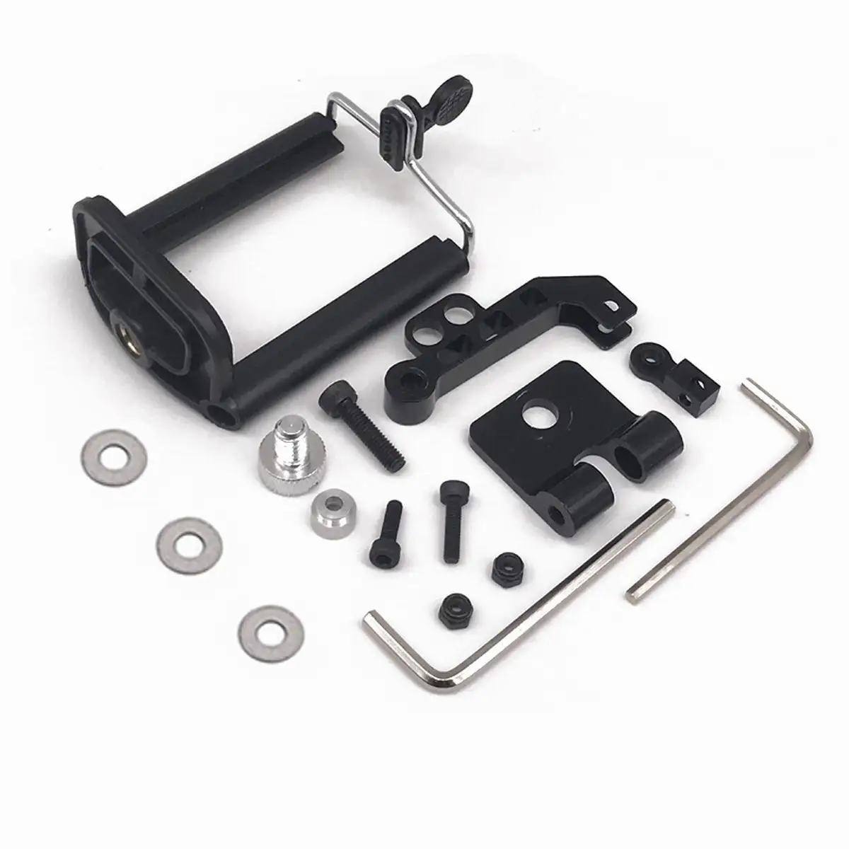 Phone Holder Airplane - ที่ยึดโทรศัพท์แบบหนีบสำหรับติดตั้งบนจอมอนิเตอร์ รองรับรีโมทคอนโทรล FlySky FS-i6 I6S อุปกรณ์ส่งสัญญาณ
