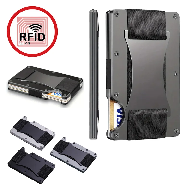 Travel Wallet Slim - 2026 ใหม่ กระเป๋าใส่บัตรป้องกัน RFID แบบบาง สำหรับผู้ชายและผู้หญิง