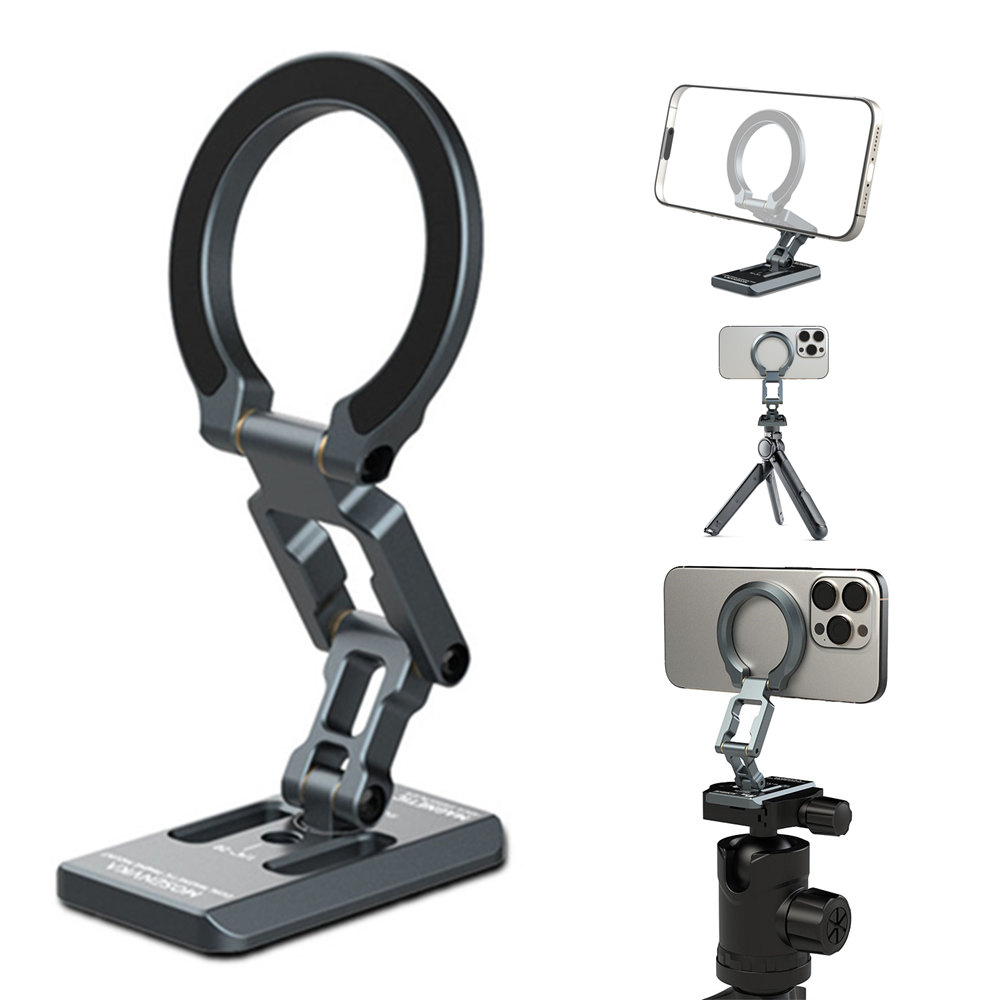 Phone Holder Airplane - Dual ผู้ถือโทรศัพท์แม่เหล็กขาตั้งกล้องแบบพับได้ Mount 1/4 ''และ ARCA-Swiss
