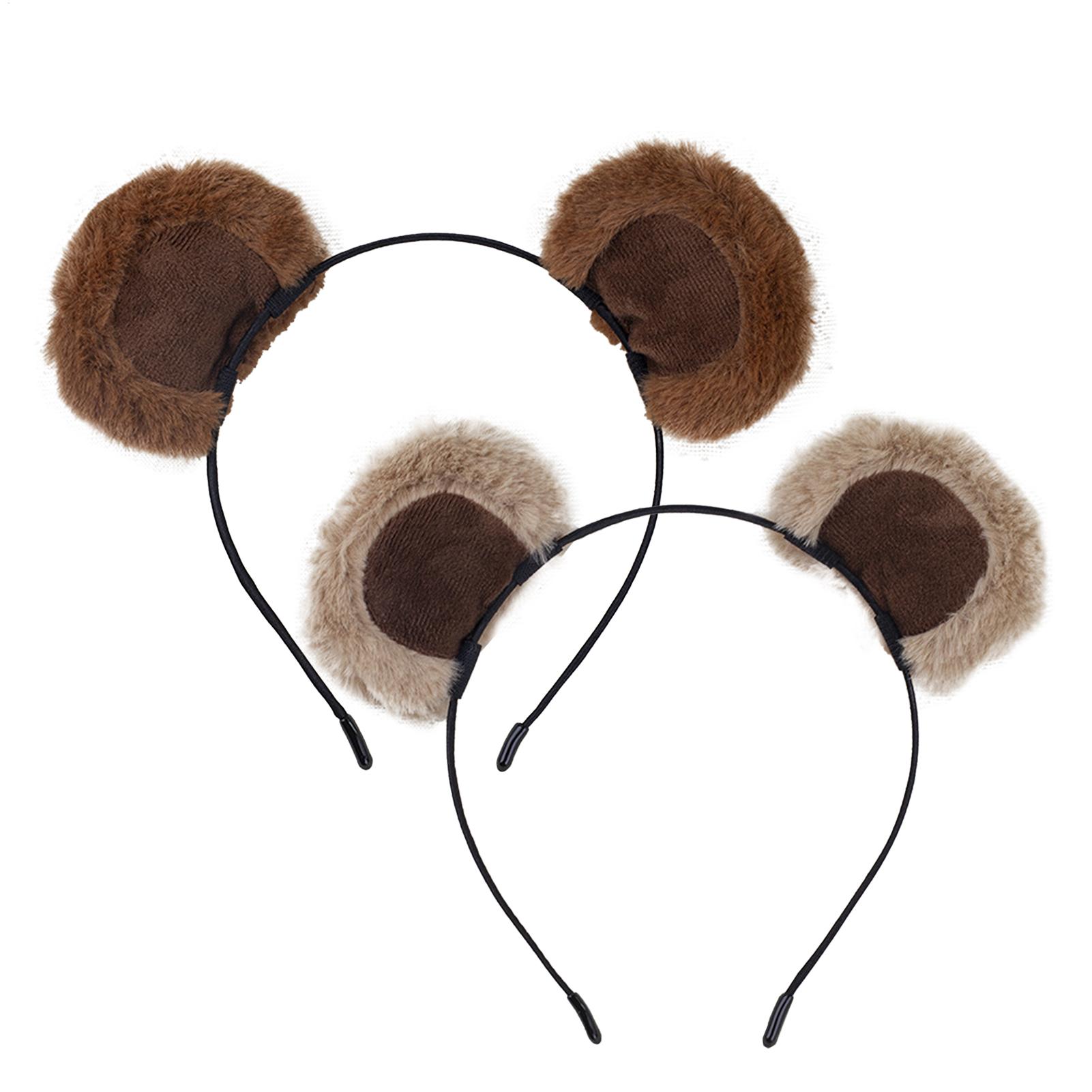Travel Accessories For 4 Year Old - ที่คาดผมหูหมีขนนุ่ม ที่คาดผมหูกระรอกนุ่มๆ ที่คาดผมสำหรับเด็กผู้หญิง ที่คาดผมยืดหยุ่นสำหรับแต่งหน้า อุปกรณ์เสริมสำหรับแต่งกายสำหรับเด็กและวัยรุ่น