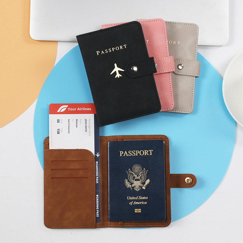 Travel Accessories Rfid - กระเป๋าใส่หนังสือเดินทางสำหรับเดินทาง 1 ชิ้น สำหรับใส่บัตรหลายใบ บัตรประชาชน เอกสารต่างๆ