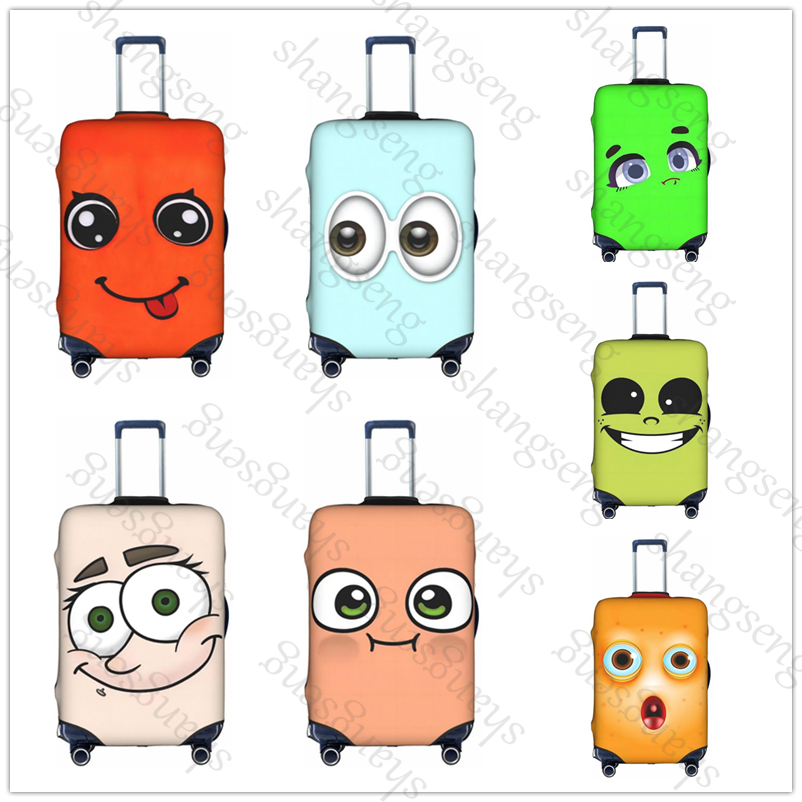 Quirky Travel Accessories - ปลอกหุ้มกระเป๋าเดินทางแบบหนา ยืดหยุ่น มีซิป เหมาะสำหรับกระเป๋าเดินทางขนาด 18-32 นิ้ว