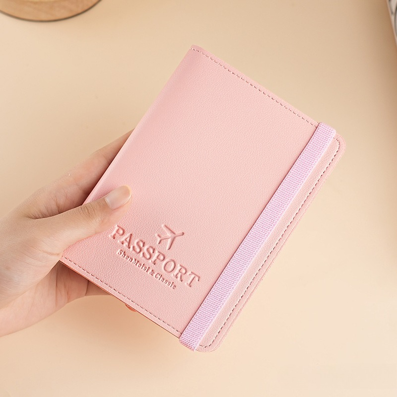 Travel Wallet Slim - ปกหนัง PU สำหรับพาสปอร์ต, ซองใส่เอกสารเดินทางอเนกประสงค์ ป้องกัน RFID
