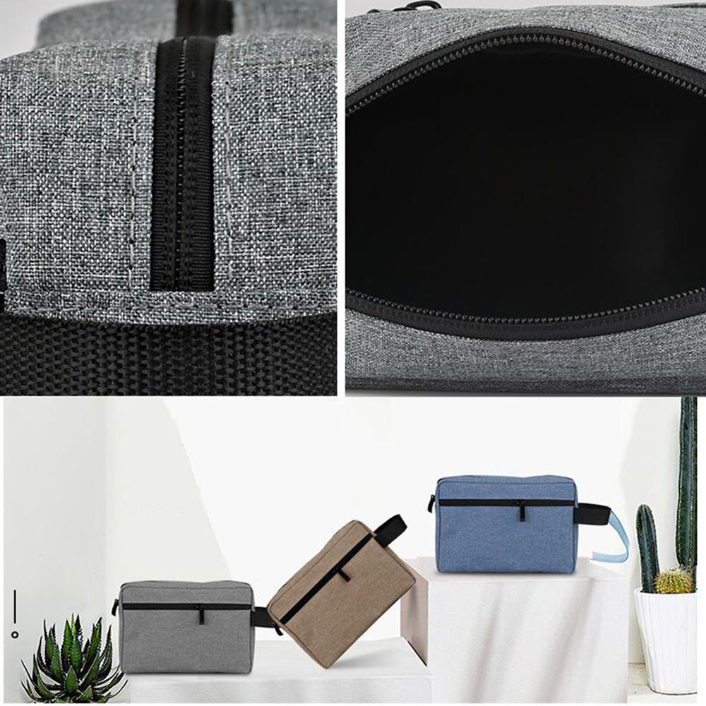 กระเป๋าเครื่องสำอางผ้าแคนวาสสำ - Travel Accessories Toiletry Bag บทวิจารณ์และราคา
