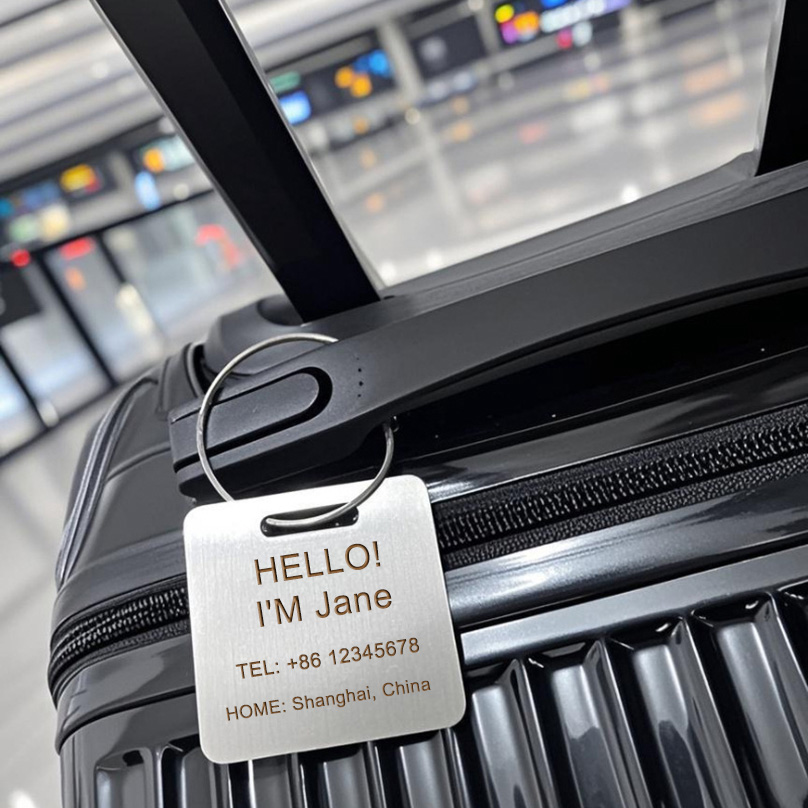 ป้ายชื่อกระเป๋าเดินทางแบบกำหนด - Travel Accessories Deals บทวิจารณ์และราคา