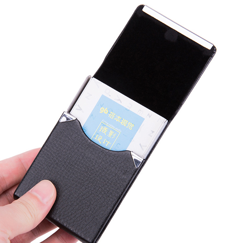 1 PC ผู้ถือบัตรธุรกิจกรณี Man  - Travel Wallet Slim บทวิจารณ์และราคา