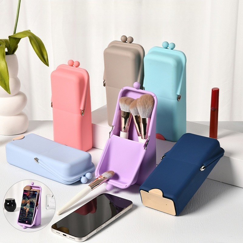 1 ชิ้น ซิลิโคน กระเป๋าเก็บแปรง - Travel Accessories Toiletry Bag บทวิจารณ์และราคา