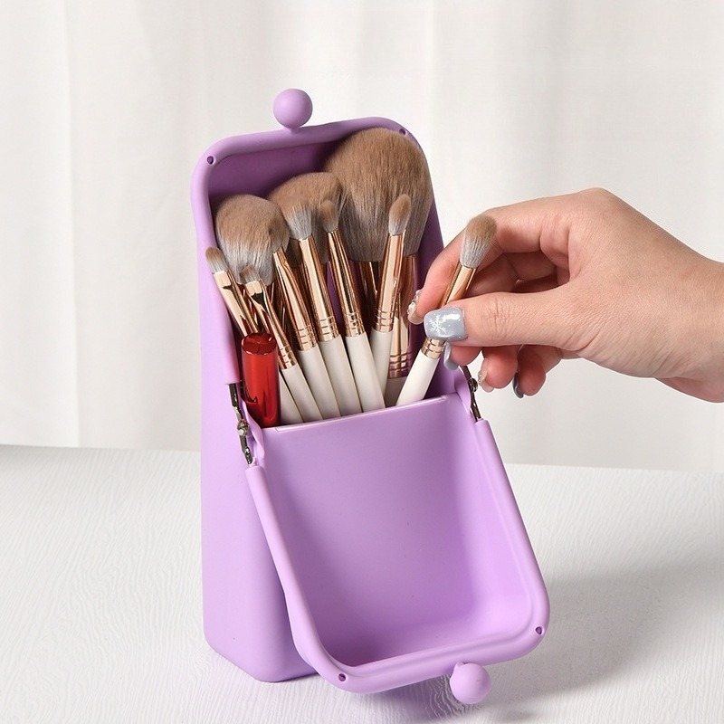 1 ชิ้น ซิลิโคน กระเป๋าเก็บแปรง - Travel Accessories Toiletry Bag บทวิจารณ์และราคา