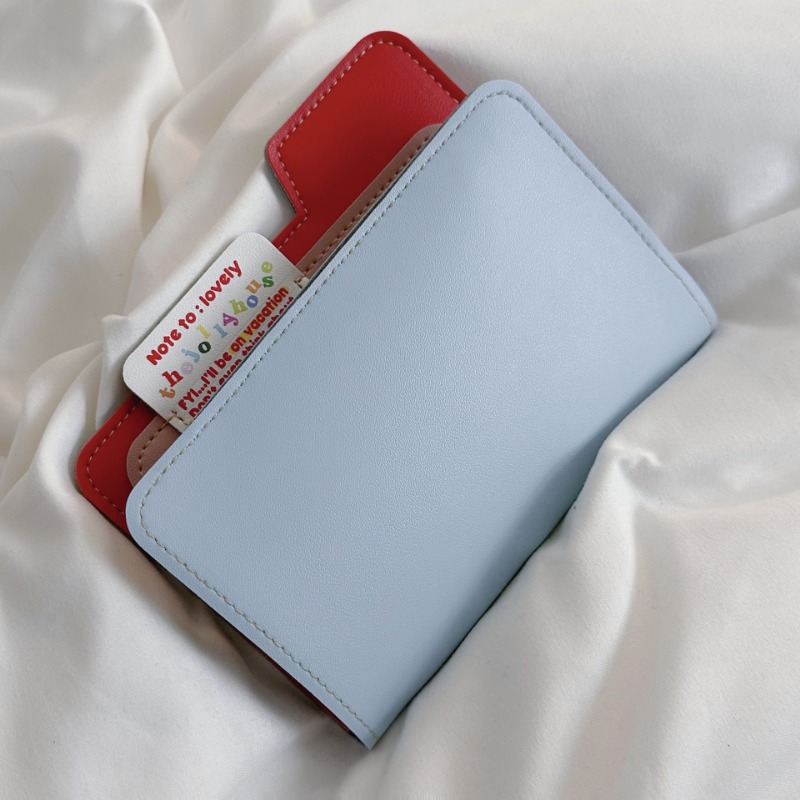Ins บล็อกสีผู้ถือหนังสือเดินทา - Travel Accessories Pouch For Men บทวิจารณ์และราคา