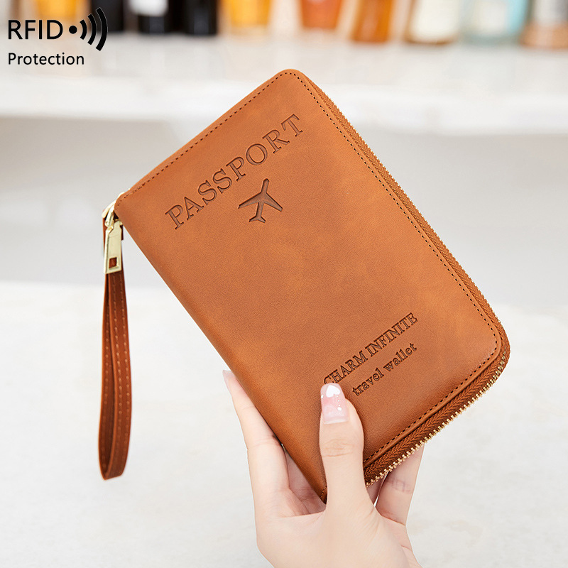 กระเป๋าเก็บบัตรป้องกัน RFID แบ - Travel Accessories Rfid บทวิจารณ์และราคา