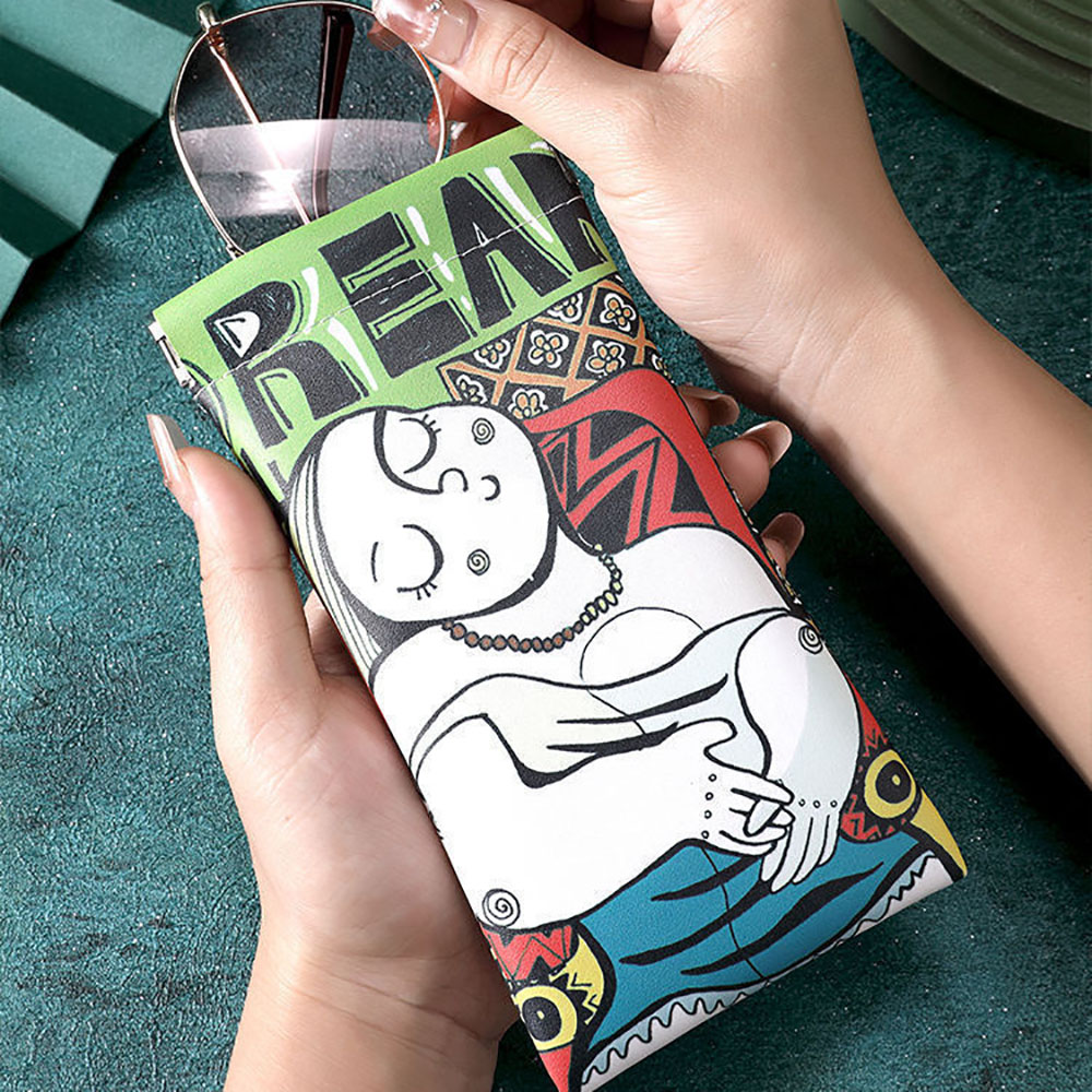 การ์ตูนแว่นตากันแดด PU หนังศิล - Travel Accessories Pouch For Men บทวิจารณ์และราคา