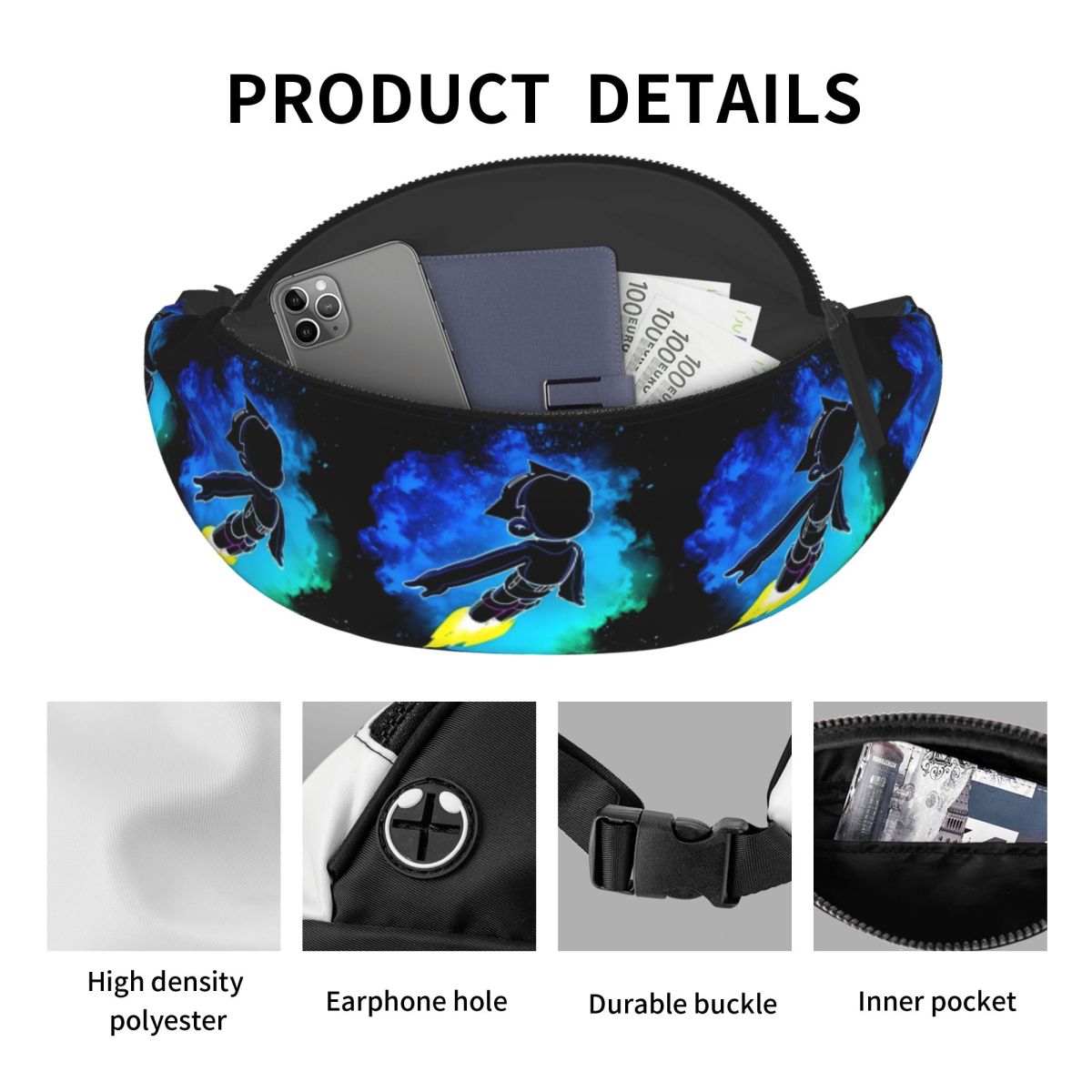กระเป๋าคาดเอวการ์ตูนอนิเมะ A-A - Travel Accessories Pouch For Men บทวิจารณ์และราคา