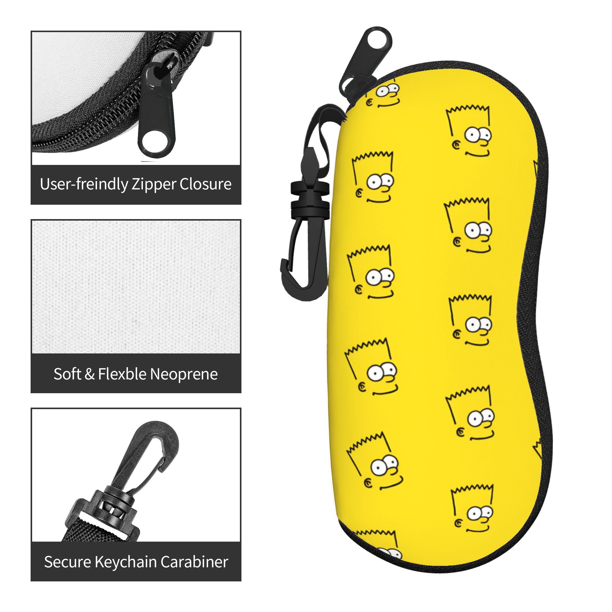 S-Simpsons Movies Glasses Case - Travel Accessories Pouch For Men บทวิจารณ์และราคา
