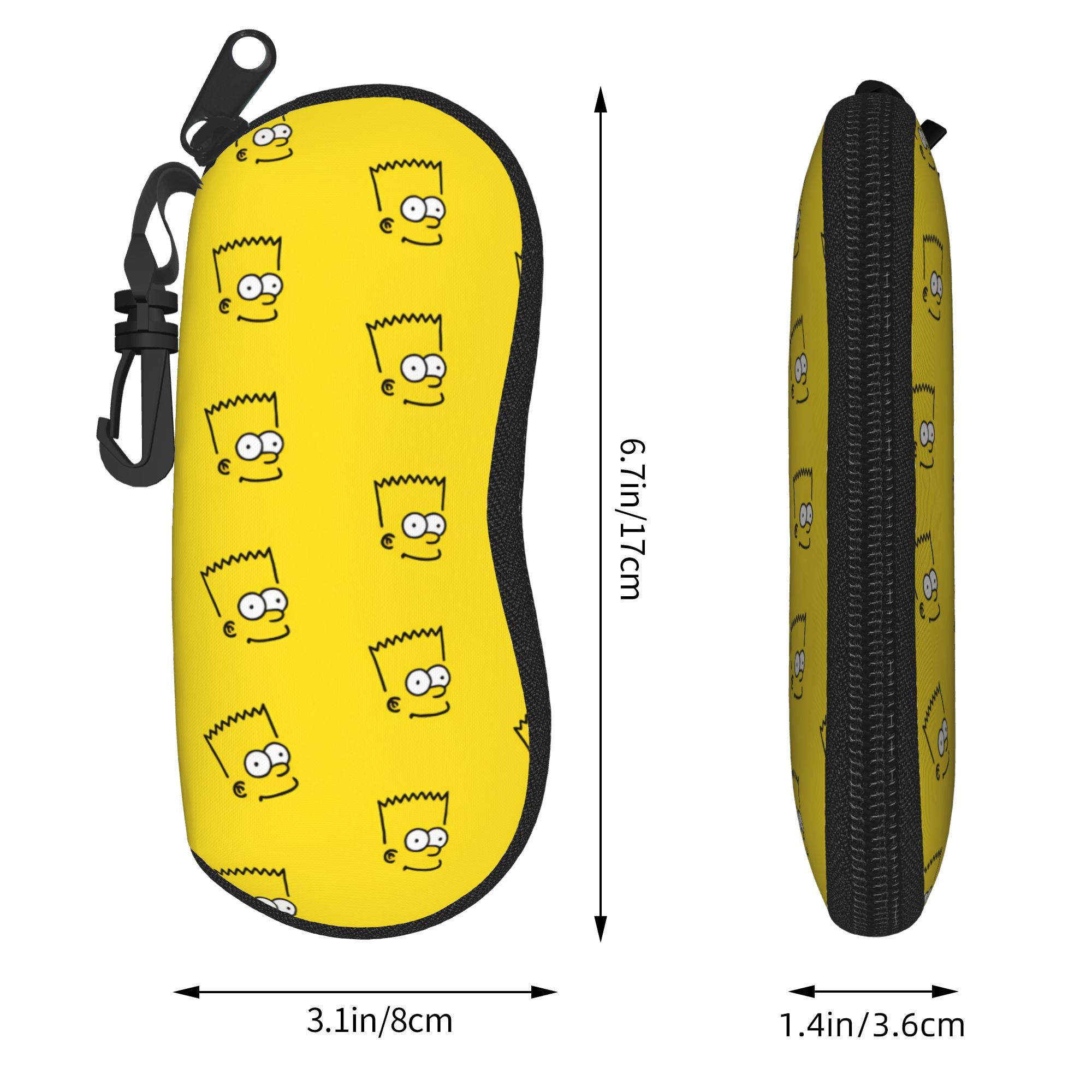 S-Simpsons Movies Glasses Case - Travel Accessories Pouch For Men บทวิจารณ์และราคา