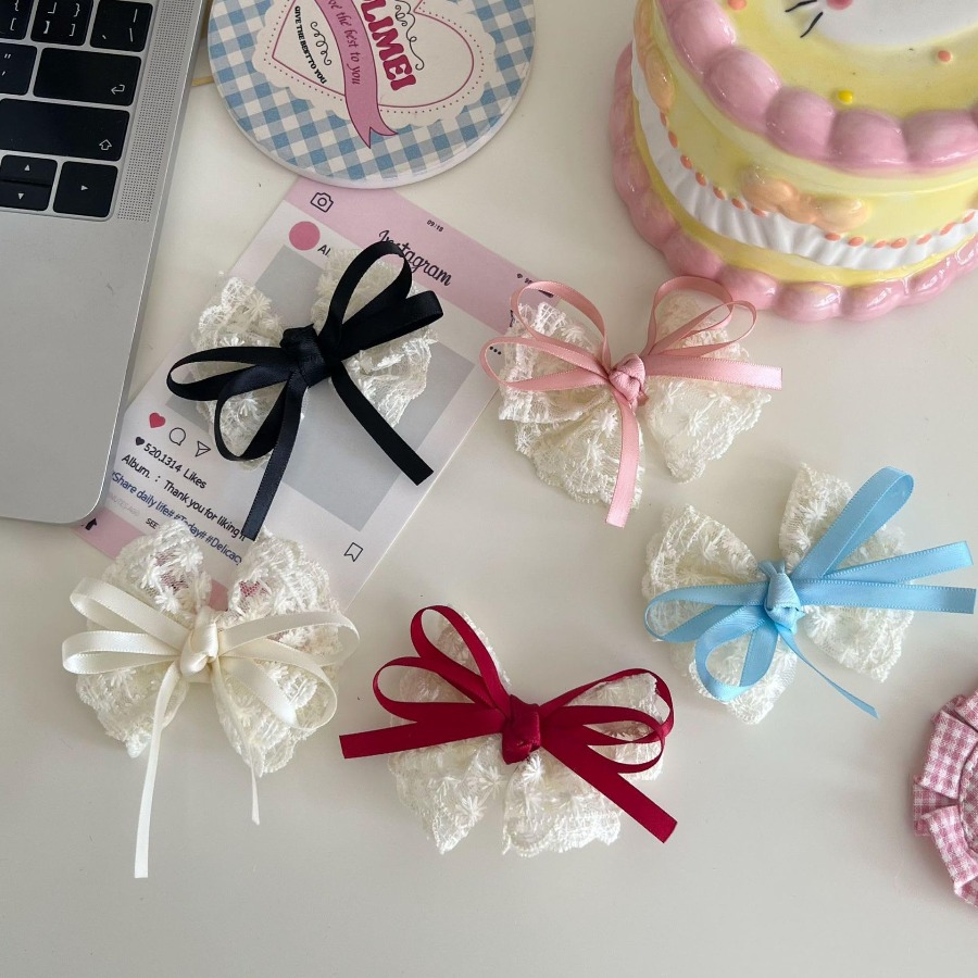 กิ๊บติดผมลูกไม้โบว์น่ารัก 2 ชิ - Travel Accessories For 4 Year Old บทวิจารณ์และราคา