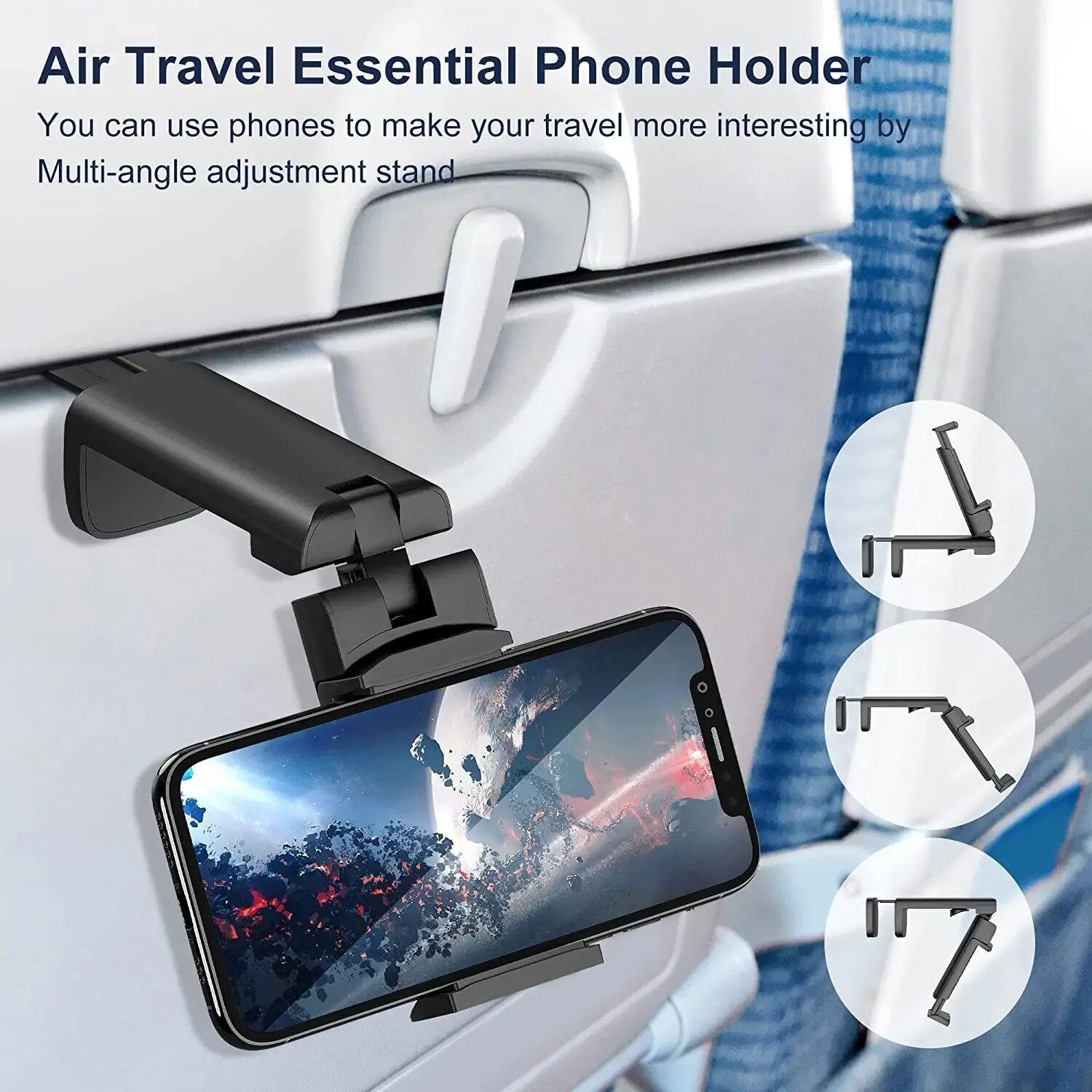 Universal 360 หมุนพับเครื่องบิ - Phone Holder Airplane บทวิจารณ์และราคา