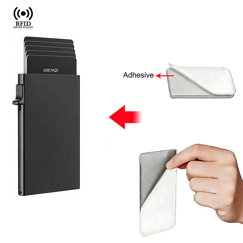 RFID Blocking ผู้ถือบัตรเครดิต - Travel Wallet Slim บทวิจารณ์และราคา