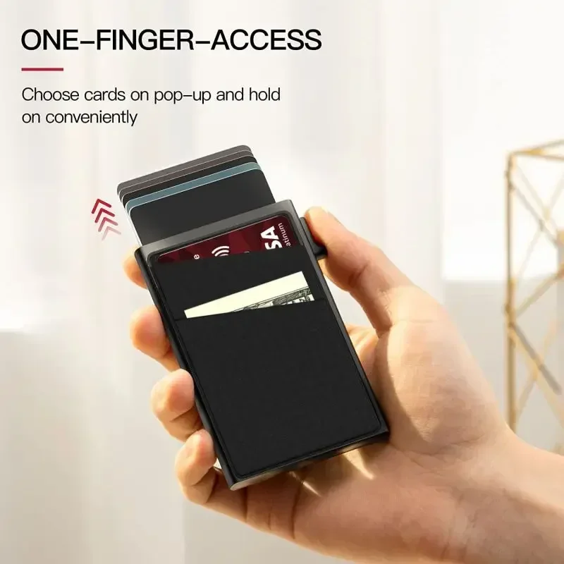 RFID Blocking ผู้ถือบัตรเครดิต - Travel Wallet Slim บทวิจารณ์และราคา