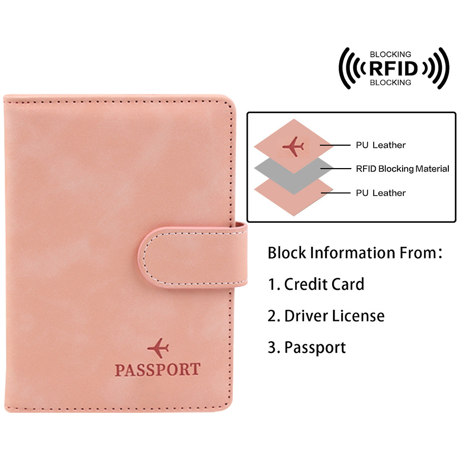 ปุ่มแม่เหล็กปกหนังสือเดินทางปร - Travel Accessories Rfid บทวิจารณ์และราคา