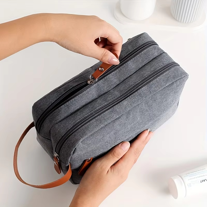 กระเป๋าเครื่องสำอางพกพาขนาดใหญ - Travel Accessories Toiletry Bag บทวิจารณ์และราคา