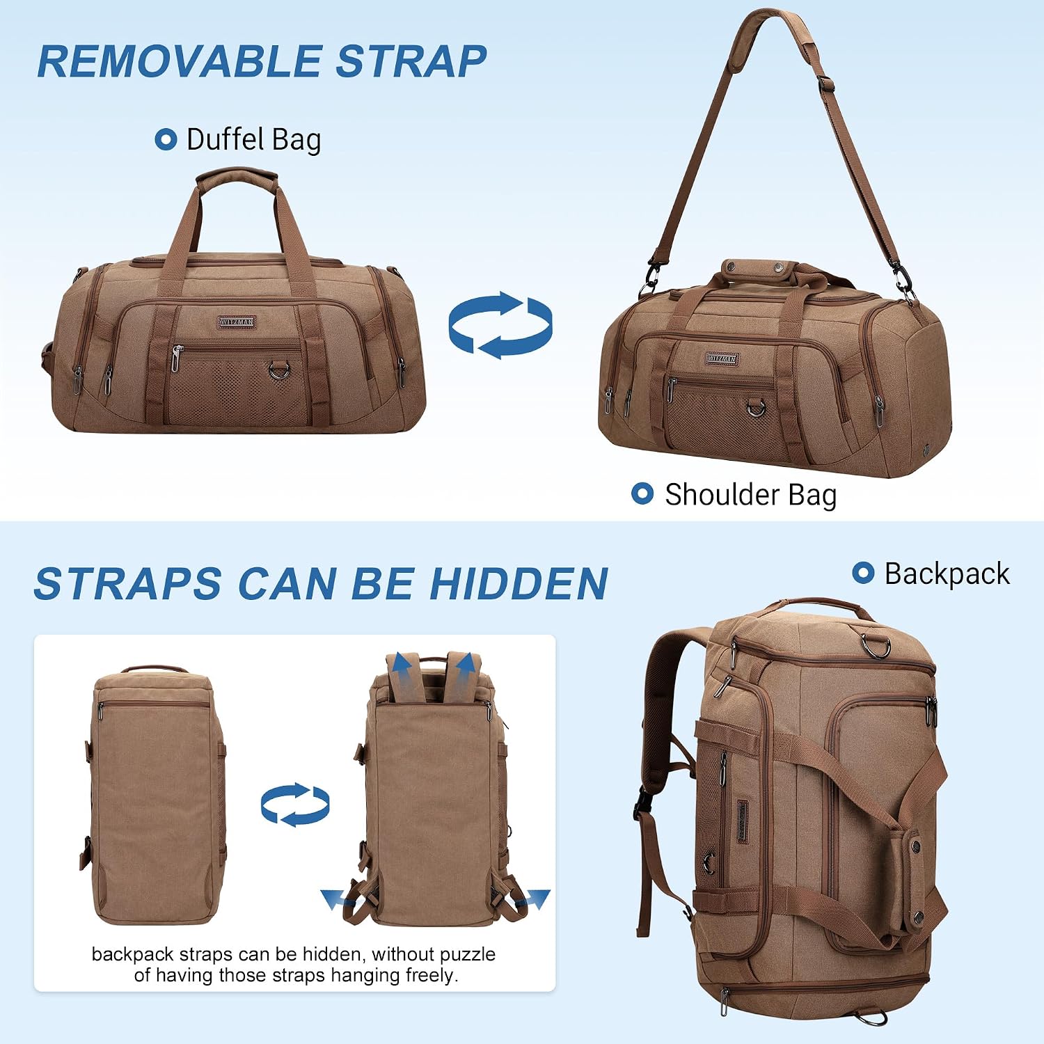 กระเป๋าผ้าแคนวาสสำหรับผู้ชาย 3 - Shoe Bag Travel บทวิจารณ์และราคา