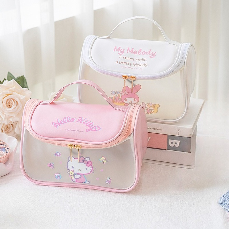 กระเป๋าแต่งหน้าเฮลโลคิตตี้ กระ - Travel Accessories Toiletry Bag บทวิจารณ์และราคา