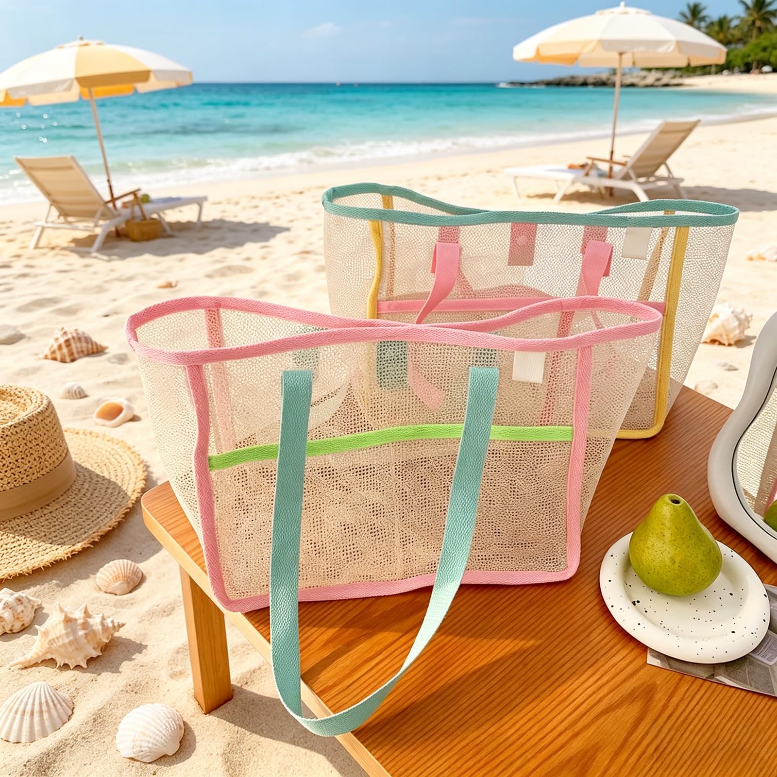 กระเป๋าชายหาดสำหรับผู้หญิง กระ - Travel Accessories Deals บทวิจารณ์และราคา