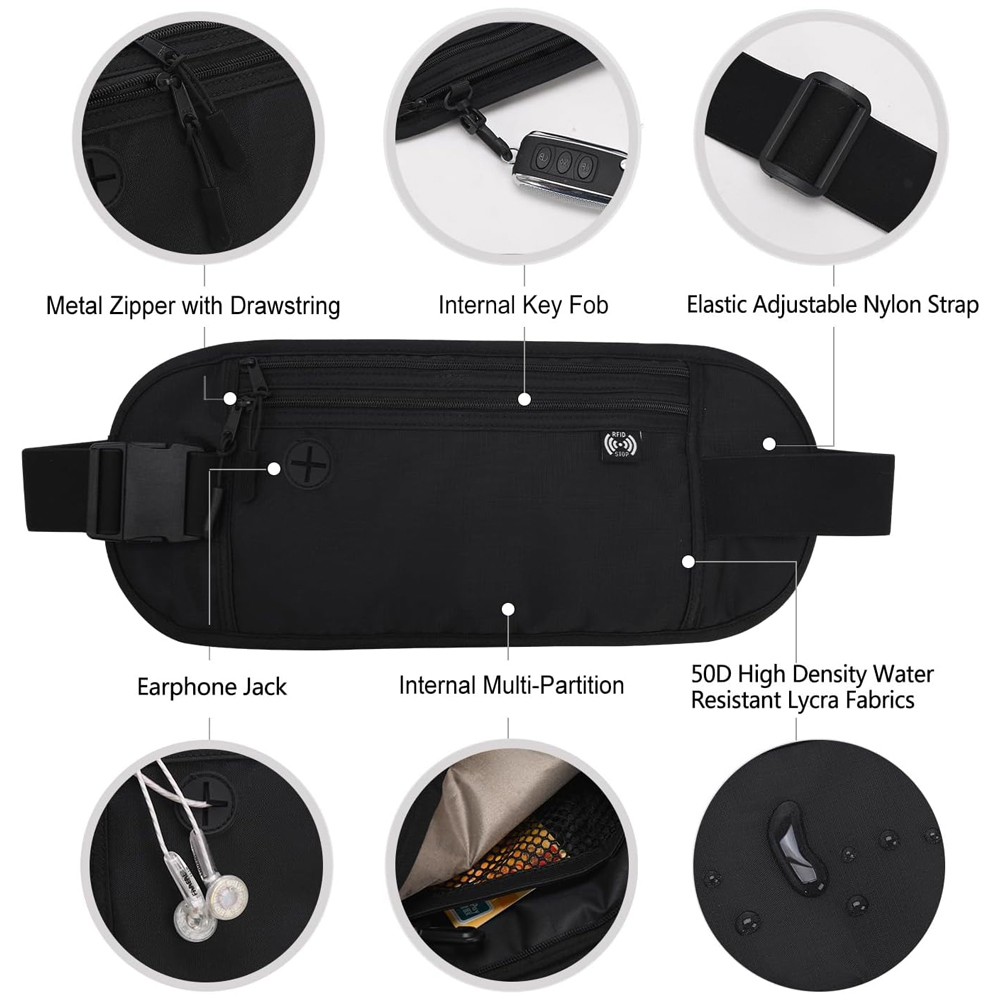 กระเป๋าใส่หนังสือเดินทางแบบคล้ - Travel Wallet Slim บทวิจารณ์และราคา