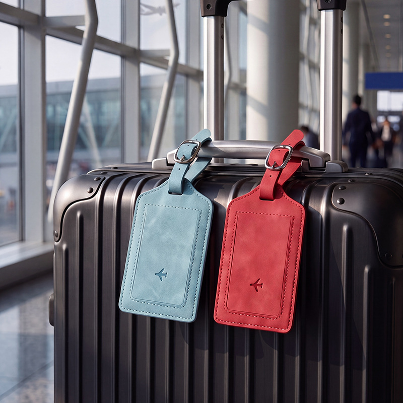 ป้ายติดกระเป๋าเดินทางหนัง PU 1 - Travel Accessories Bag For Men บทวิจารณ์และราคา