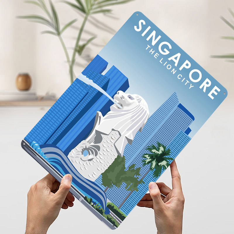 โปสเตอร์ดีบุกท่องเที่ยวสิงคโปร - Travel Accessories Singapore บทวิจารณ์และราคา