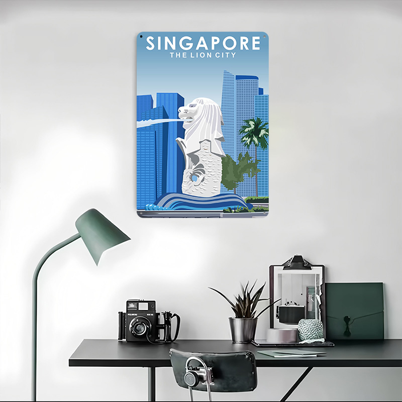 โปสเตอร์ดีบุกท่องเที่ยวสิงคโปร - Travel Accessories Singapore บทวิจารณ์และราคา