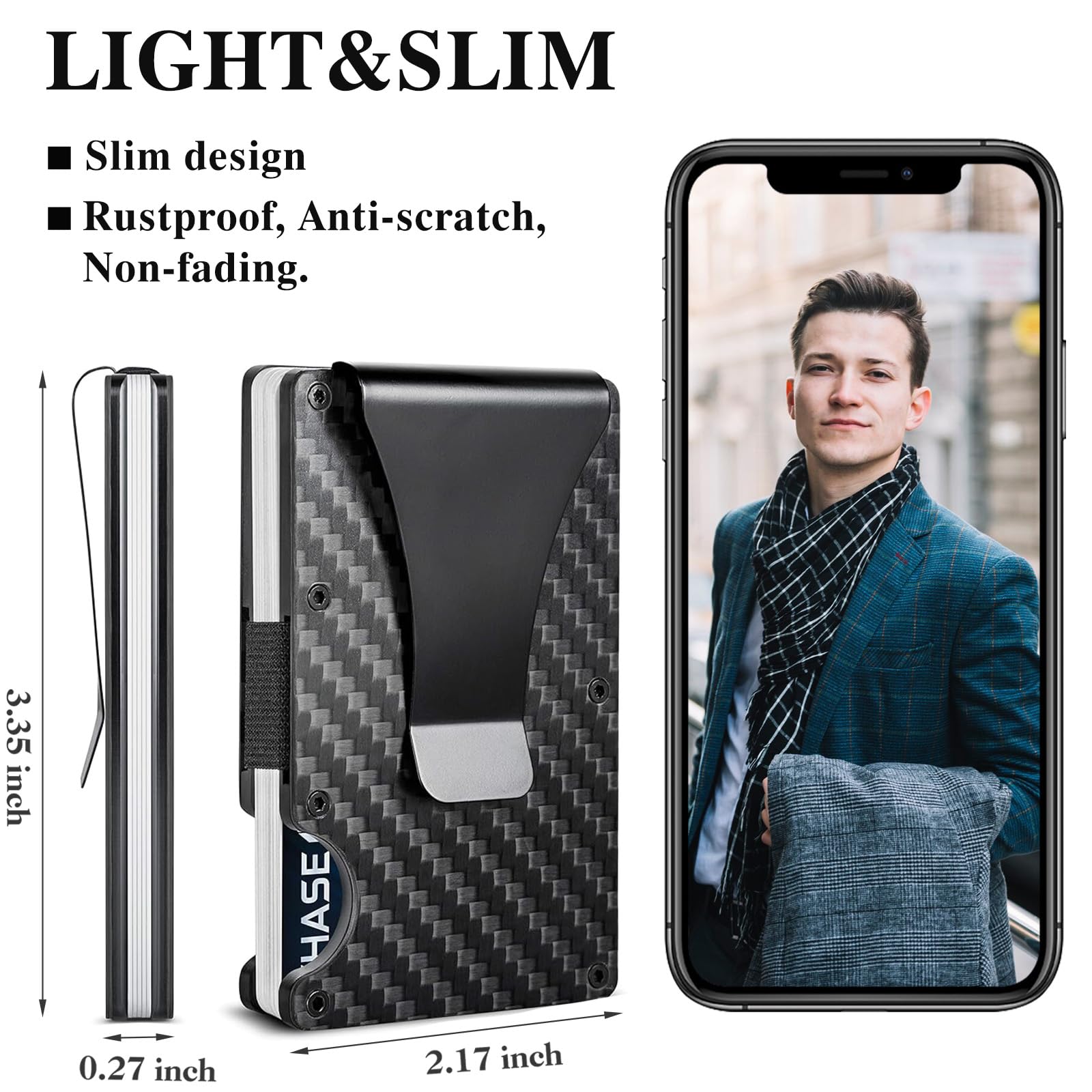 กระเป๋าสตางค์คาร์บอนไฟเบอร์, ก - Travel Wallet Slim บทวิจารณ์และราคา