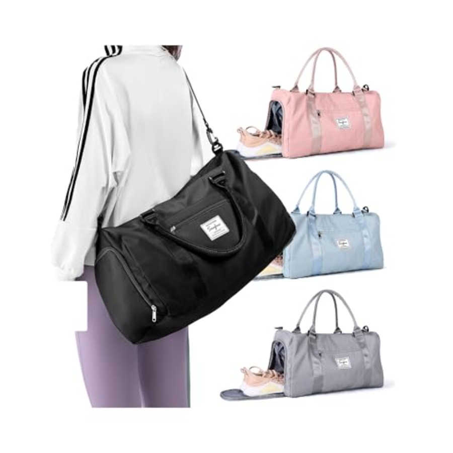 กระเป๋าเดินทางกีฬาสีดำขนาดเล็ก - Shoe Bag Travel บทวิจารณ์และราคา