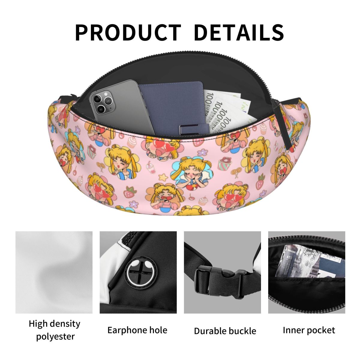 กระเป๋าคาดเอวแฟชั่นแบบกำหนดเอง - Travel Accessories Pouch For Men บทวิจารณ์และราคา