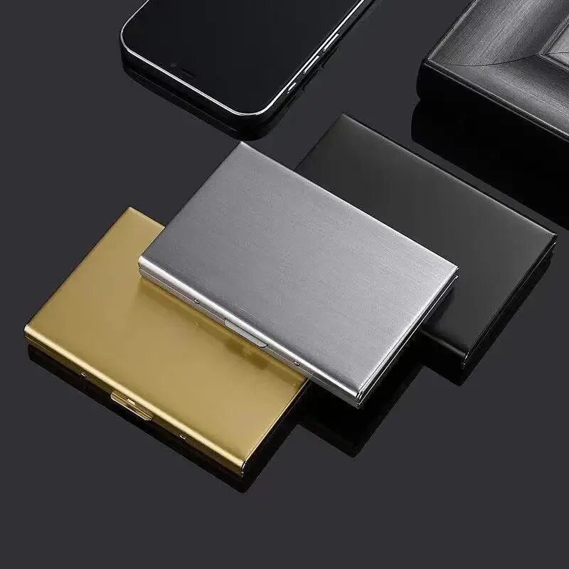 10 ช่องสแตนเลสผู้ถือบัตรเครดิต - Travel Wallet Slim บทวิจารณ์และราคา