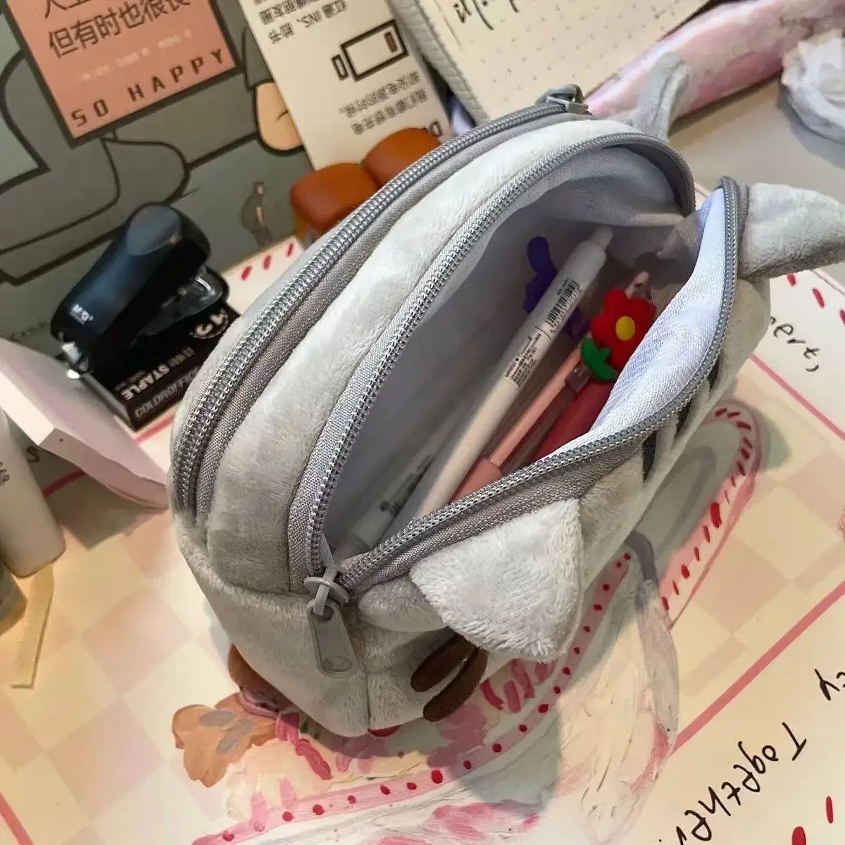 กระเป๋าดินสอพุชชีนน่ารัก ลายกา - Travel Accessories Gadget บทวิจารณ์และราคา