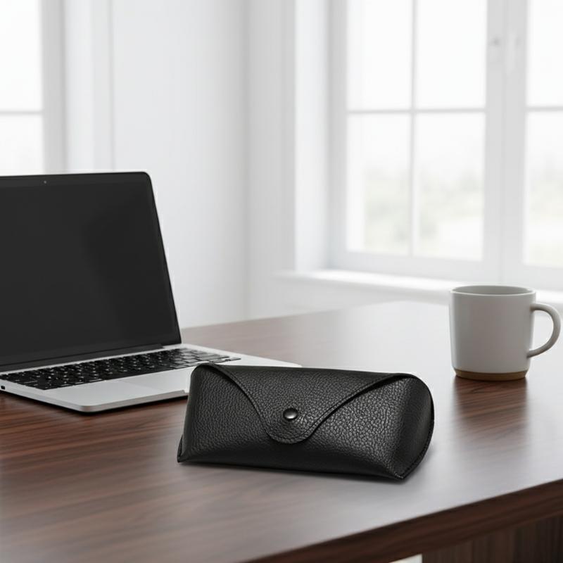 กล่องใส่แว่นตาหนัง PU ขนาดกะทั - Travel Accessories Pouch For Men บทวิจารณ์และราคา