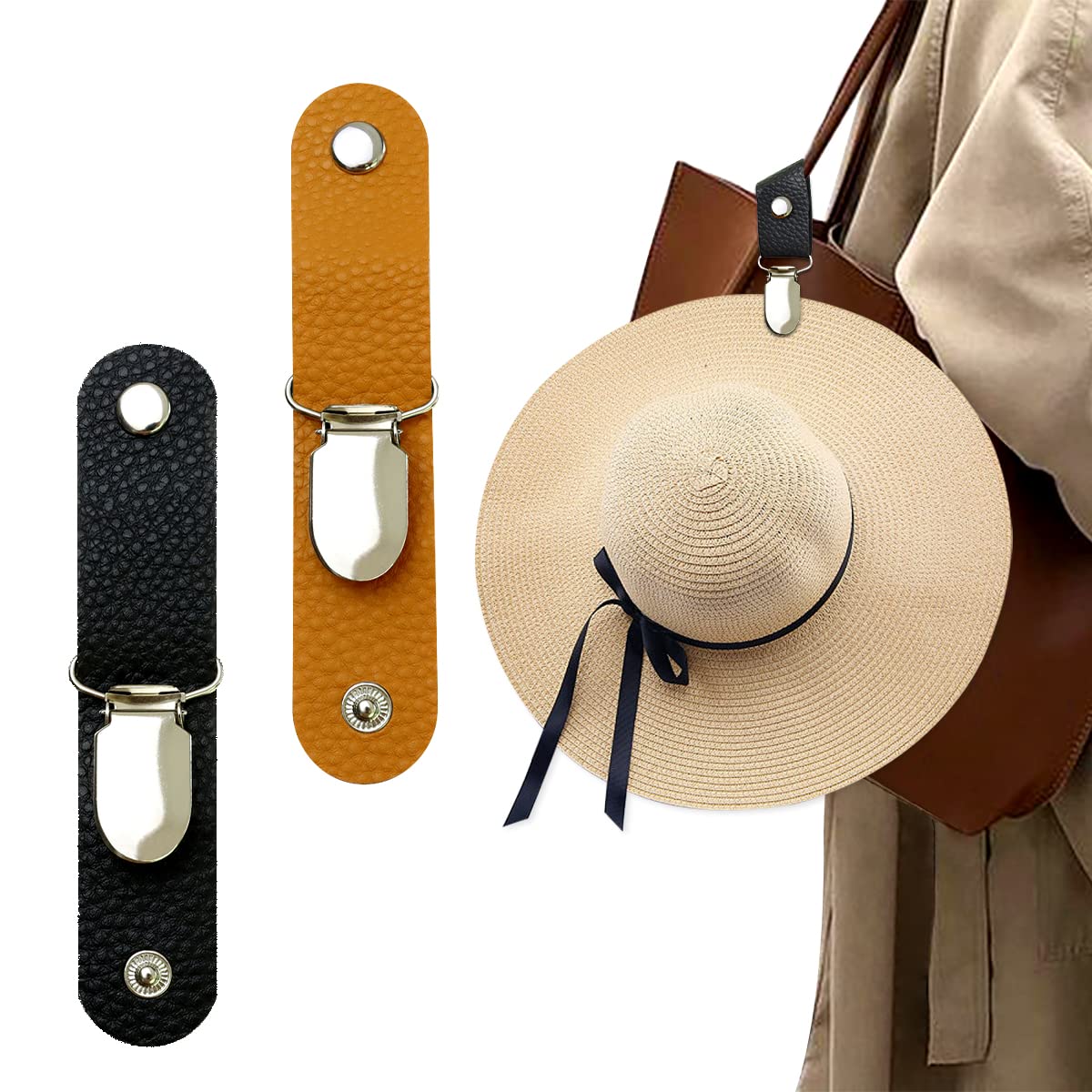 คลิปหนีบหมวกหนัง PU สำหรับเดิน - Travel Accessories Bag For Men บทวิจารณ์และราคา
