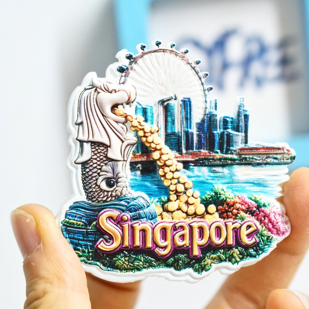 แม่เหล็กติดตู้เย็นสิงคโปร์ 1 ช - Travel Accessories Singapore บทวิจารณ์และราคา
